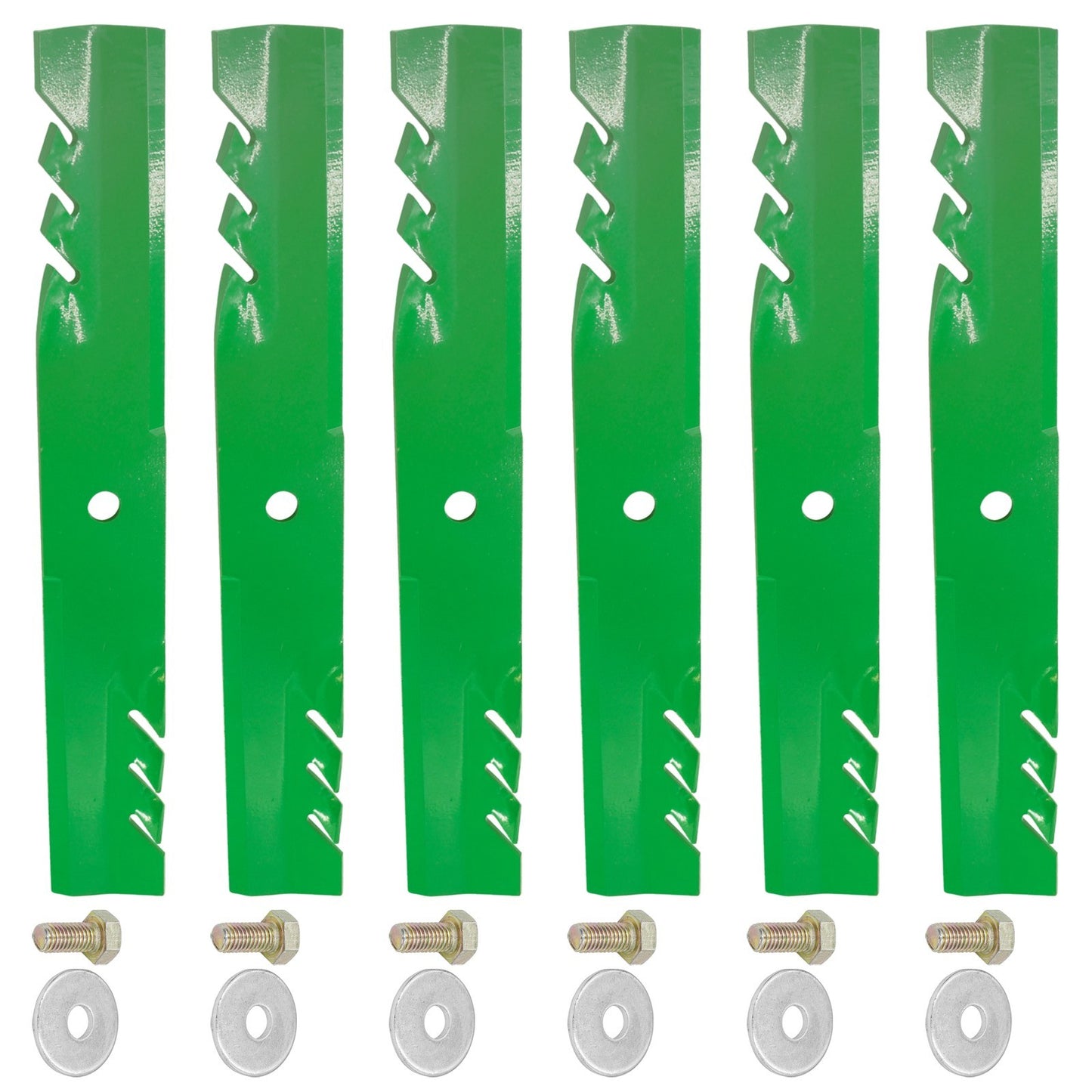 52 Inch Deck Blade with Bolt Replacement for Hustler (2000–2010)