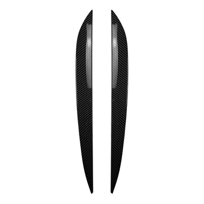 Carbon Fiber Front Headlight Eyelid Trim Covers for VW Touareg (2010-2018)