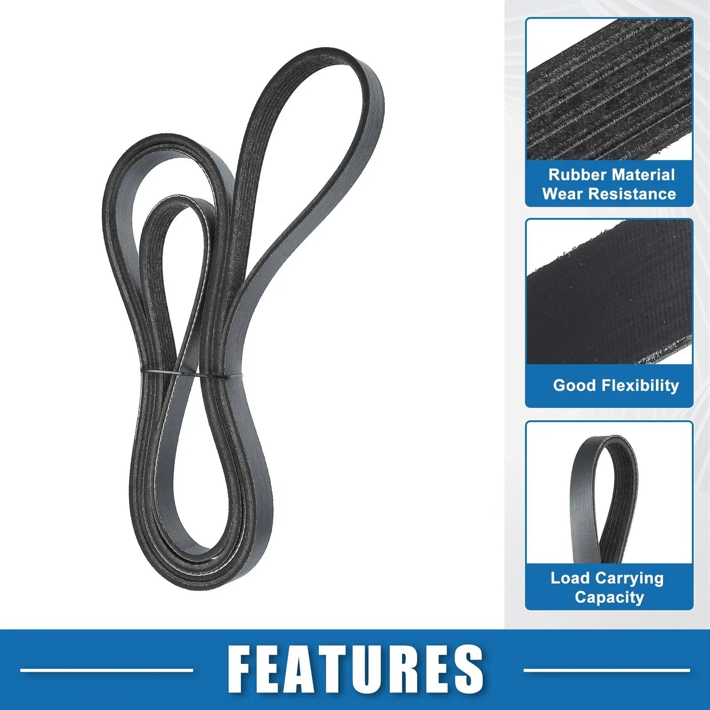 V-Ribbed Serpentine Belt for Chevrolet Corvette (1984)