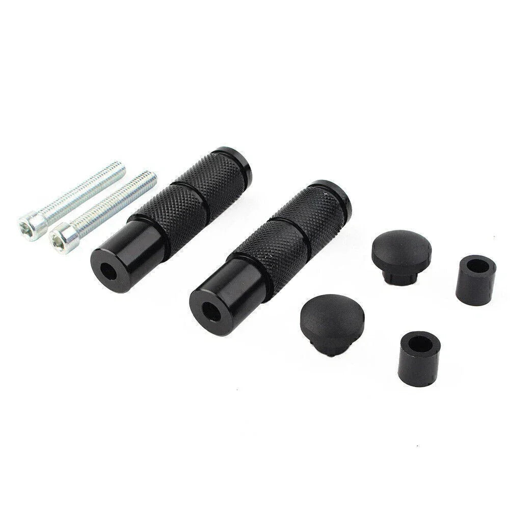 CNC Black Rear Foot Pegs for Universal Motorcycle