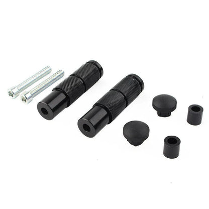 CNC Black Rear Foot Pegs for Universal Motorcycle