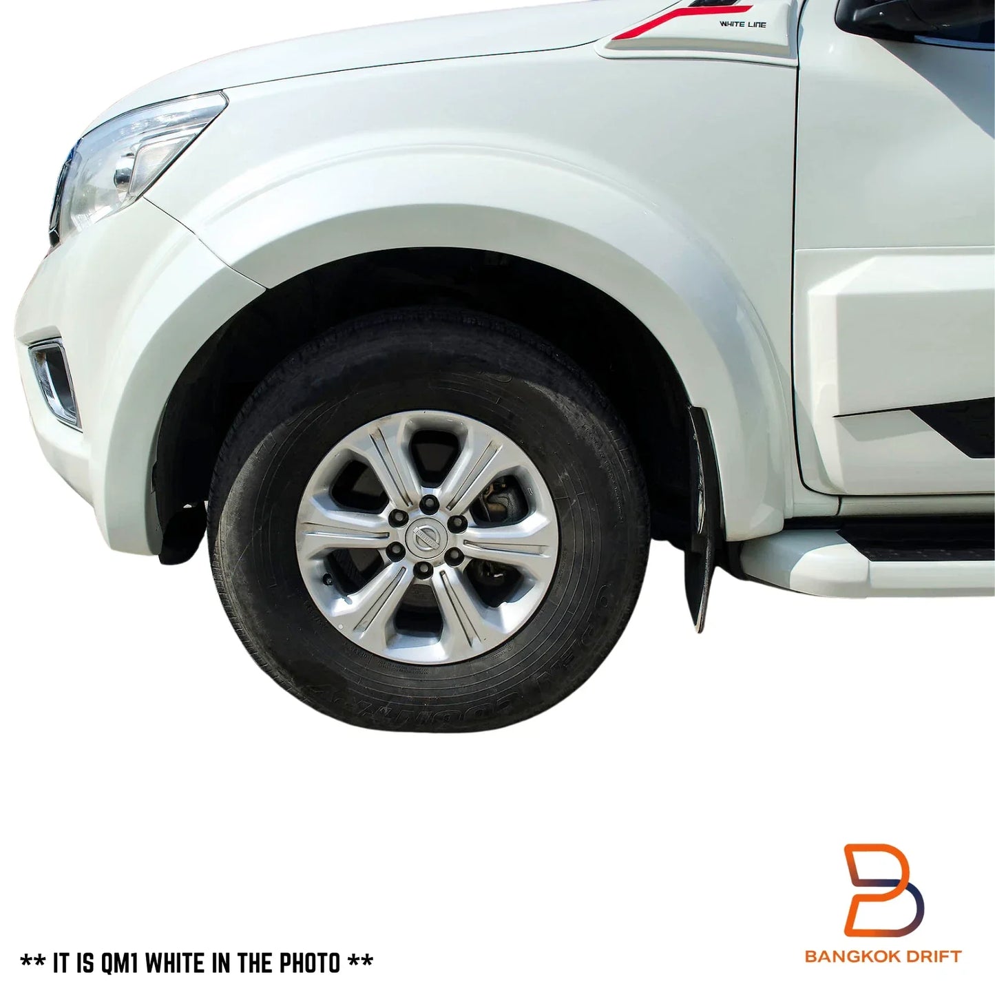 G42 Black Fender Flares for Navara NP300 D23 ST ST-X Widebody (2015-2019)