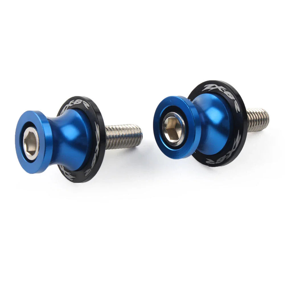 8MM Blue Swingarm Spools Slider Stand Screws for KAWASAKI ZX6R (2012-2021)