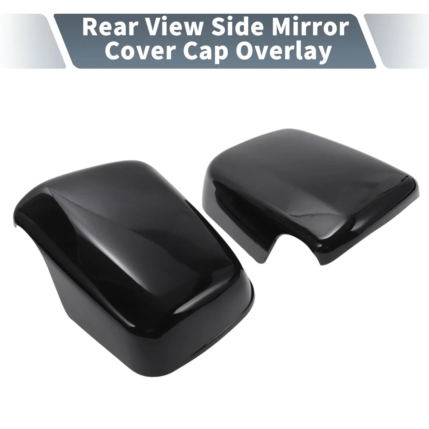 Rearview Mirror Cover Overlay Gloss Black for Lexus RX300 (1999-2003)
