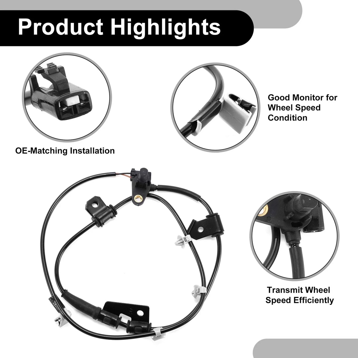 ABS Wheel Speed Sensor for Hyundai Tiburon (2003-2008)
