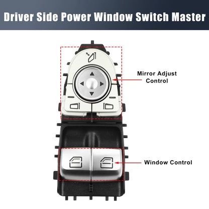 Driver Side Power Window Switch for Mercedes-Benz C300 C43 (2015-2023)