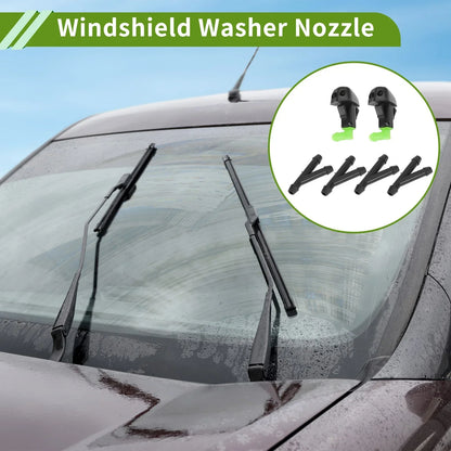 Windshield Washer Nozzle & Hose Connector for Honda (2001-2005)