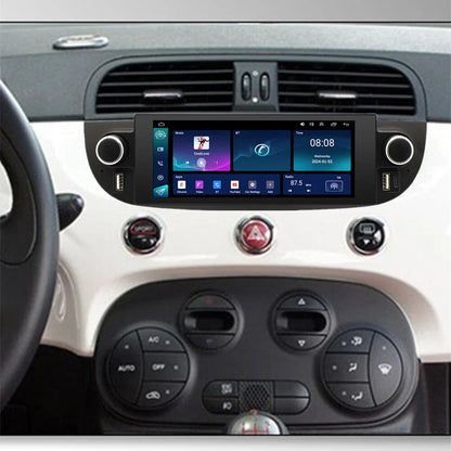 6.86'' Car Stereo GPS Navigation Head Unit for Fiat 500 (2007-2018)