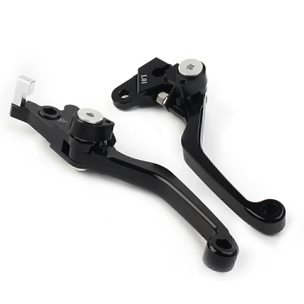 Black CNC Pivot Brake Clutch Levers for Honda XR250 XR400 (1995-2007)