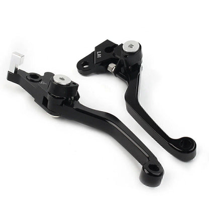 Black CNC Pivot Brake Clutch Levers for Honda XR250 XR400 (1995-2007)
