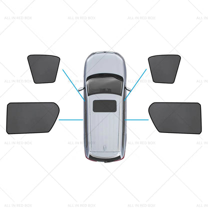 Magnetic Mesh Sun Blind Shades for Toyota Hilux SR5 (2015-2025)