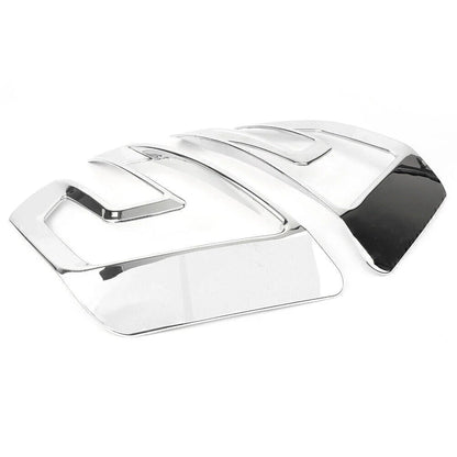 Front Fog Light Bezel Covers for Ford Explorer Sport (2016-2017) Chrome