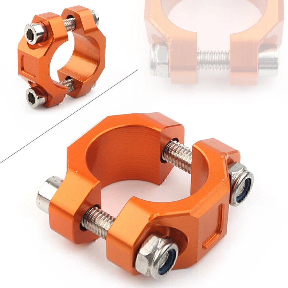 CNC Universal Rotating Clamp 22mm 7/8" for Brake Clutch Perch - Orange