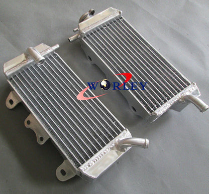 Aluminum Radiator & Red Hose Kit for Yamaha YZF450 YZ450F (2007-2009)