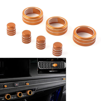 Knob Ring Cover Trim for Honda Civic 11th (2022- ) & CRV (2023-2024) Orange