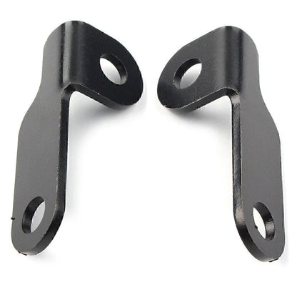 Black Fork Clamp Turn Signal Light Mounts for Harley Motorcycle