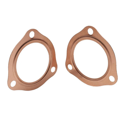 2.5" Copper Header Pipe Collector Flange Gaskets for Chevy SBC BBC