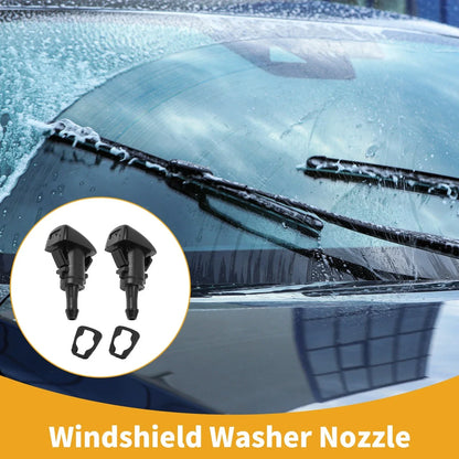 Windshield Washer Nozzle Gasket 2 x for Dodge Durango (2013-2022) Black