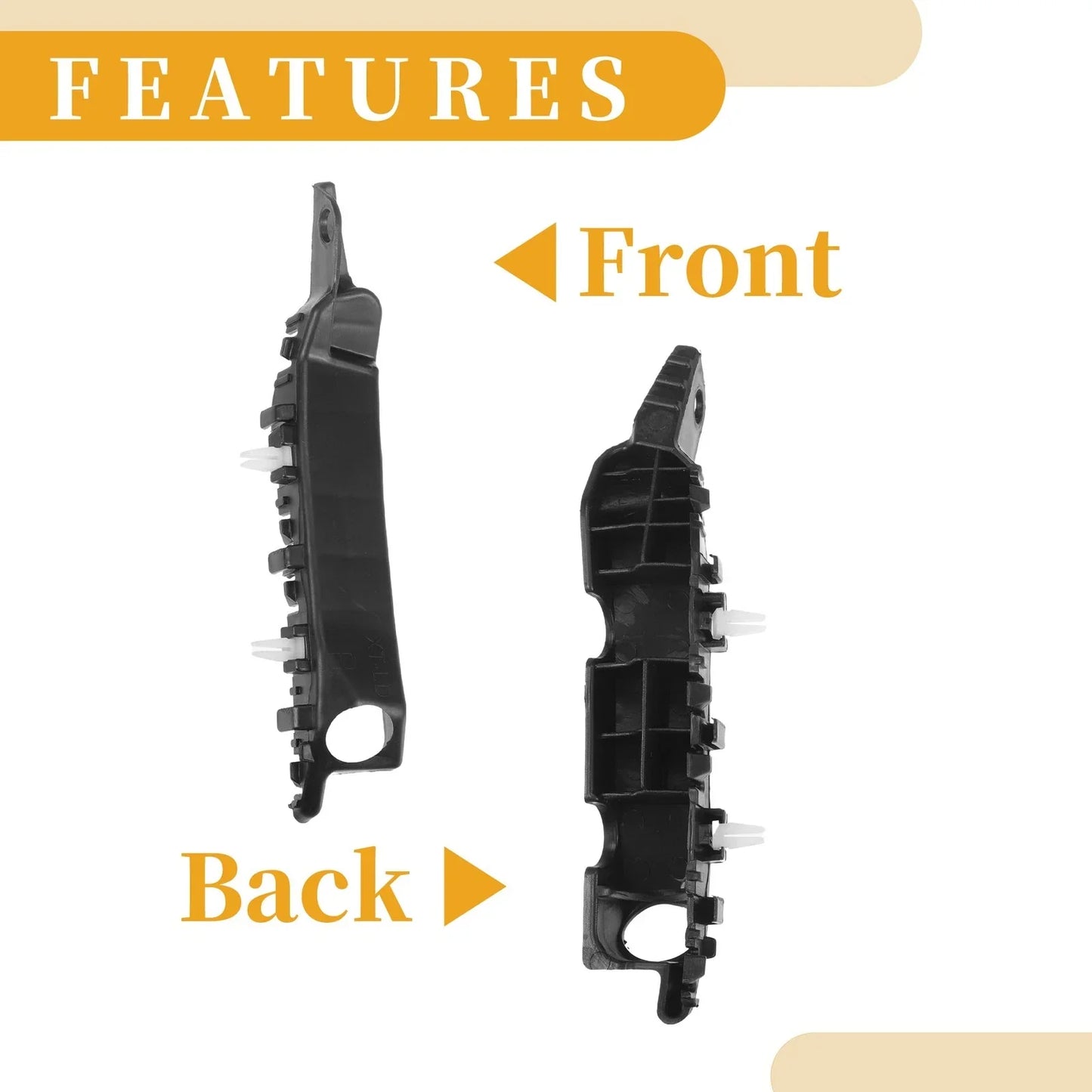 RH Front Bumper Support Bracket for Hyundai Elantra (2011-2016) 1 x Pc
