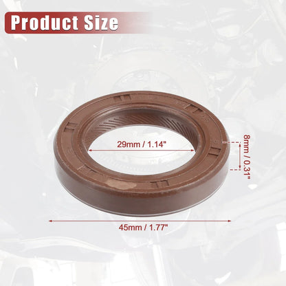 2 x Crankshaft Seal for Lexus IS 300 (2002-2005)