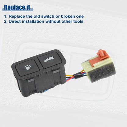 Car Rear Trunk Lid Fuel Filler Door Switch Assembly for Hyundai Sonata (2011-2014)