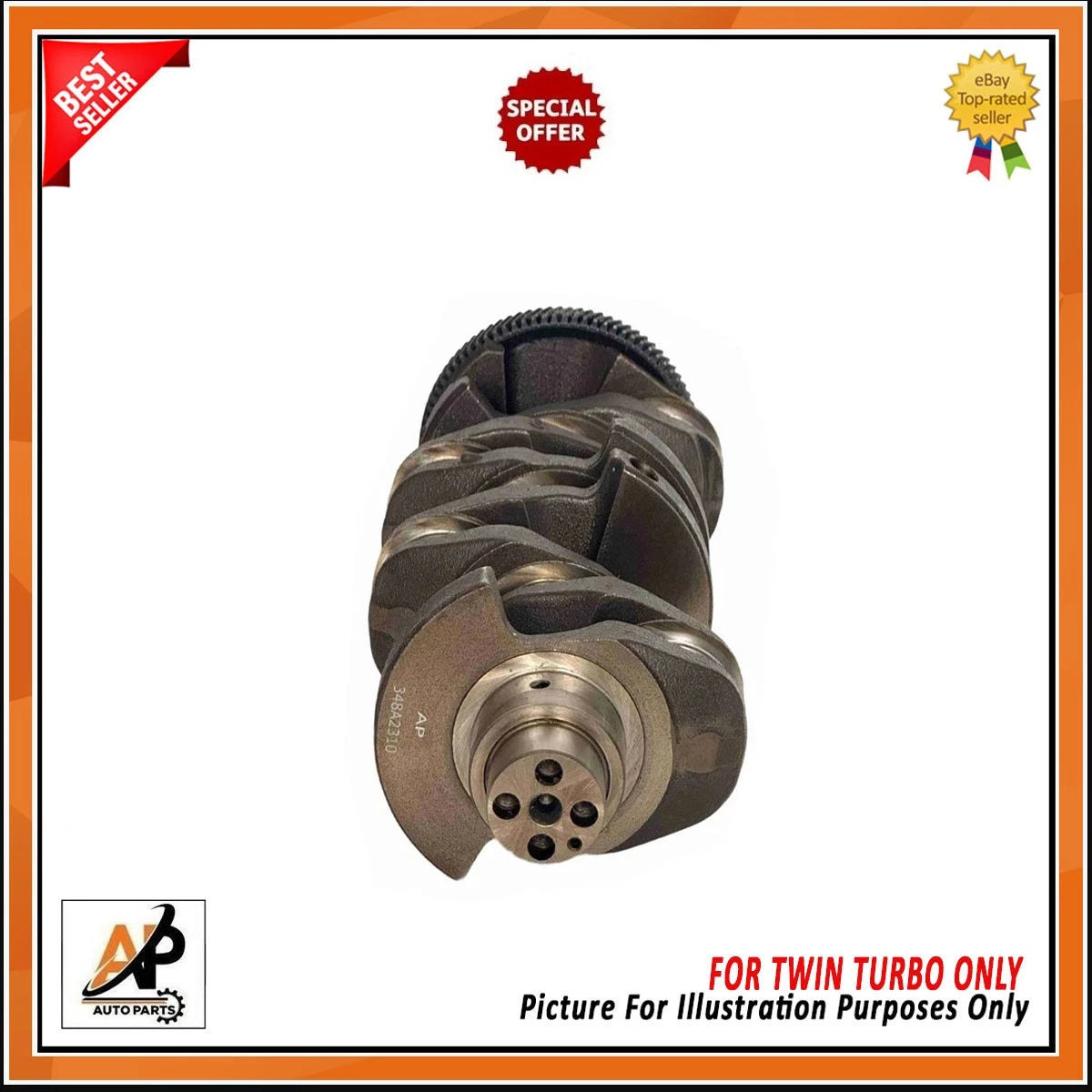 Crankshaft with Gear OEM Replacement for Land Rover Jaguar 2.0 Diesel (2001–2004)