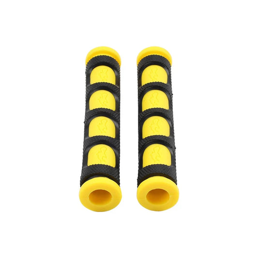 Yellow Rubber Handle Brake Grip Sleeves for Universal Motorcycle