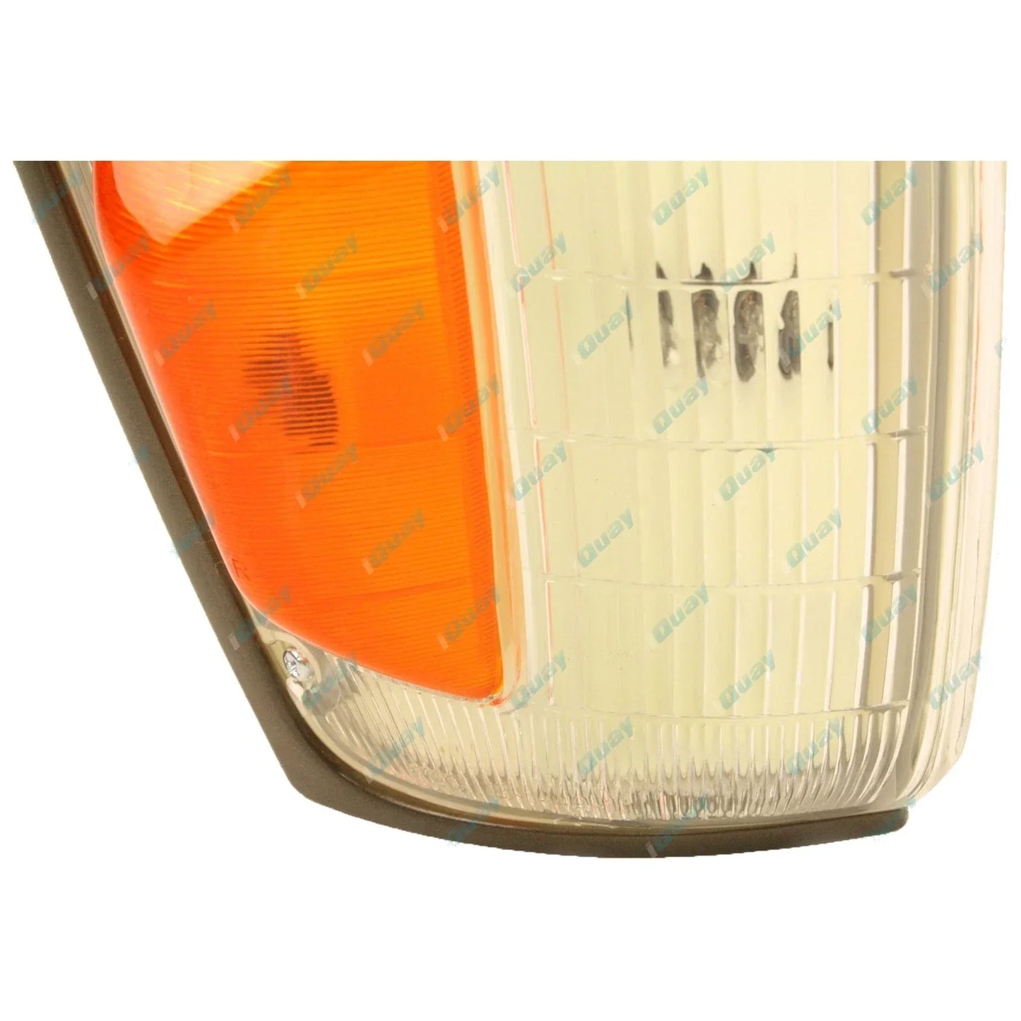 Grey Trim Corner Indicator Park Lights Pair for Toyota Hilux 1988-1991
