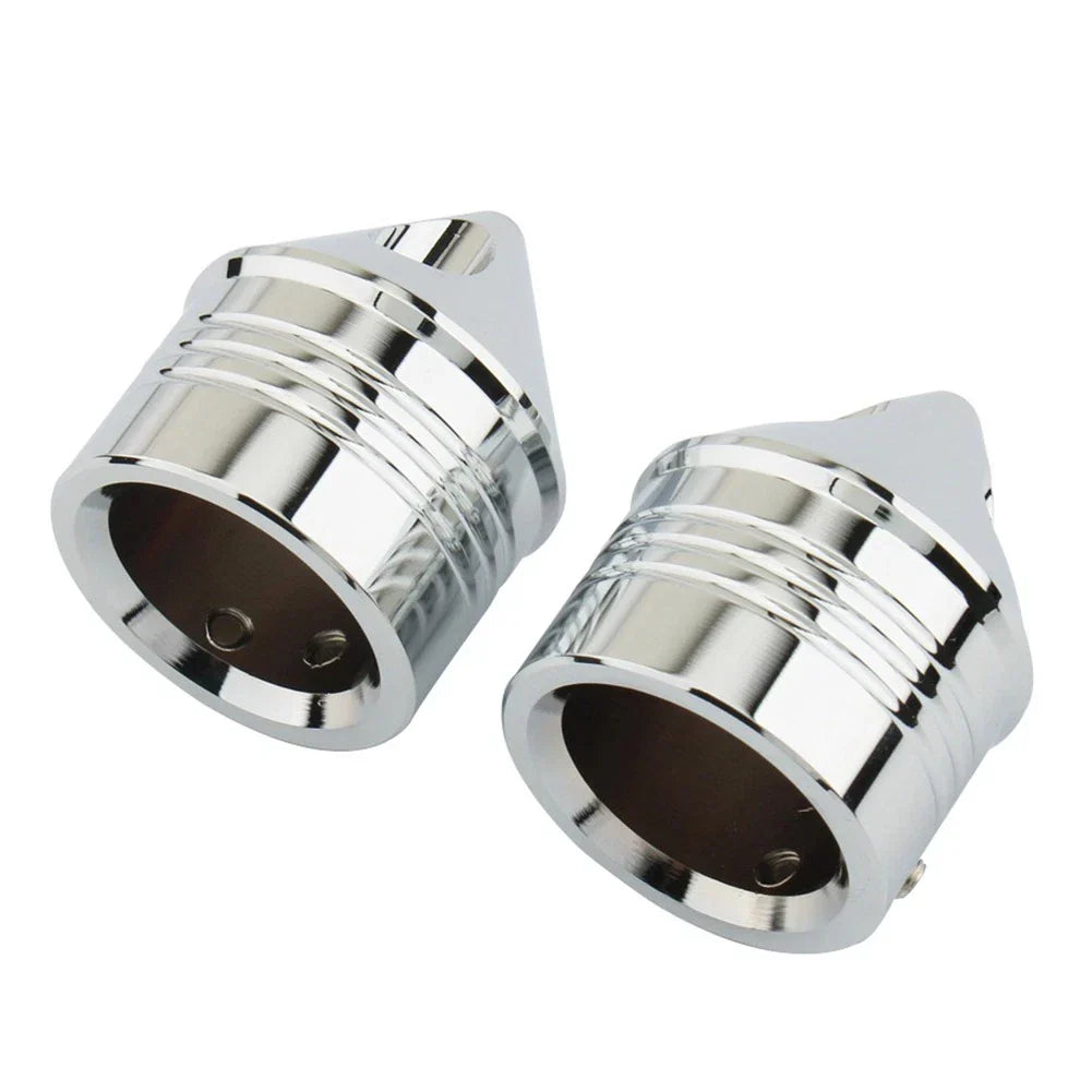 Front Wheel Axle Nut Cover Cap for Harley Touring Road Glide Dyna Softail