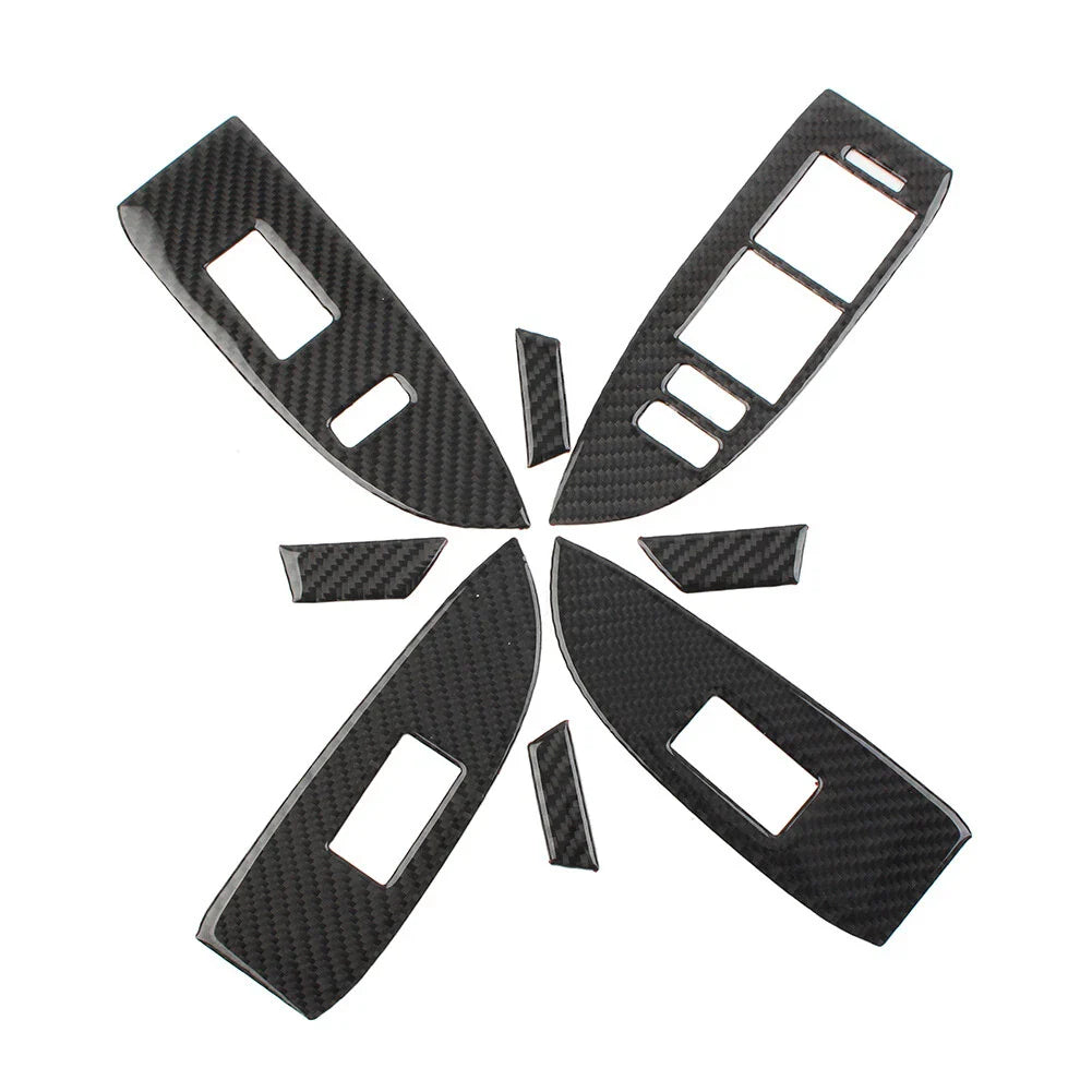 8 x RHD Car Door Window Lift Switch Panel Covers for Toyota Prius (2012-2015)