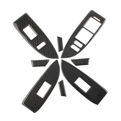 8 x RHD Car Door Window Lift Switch Panel Covers for Toyota Prius (2012-2015)