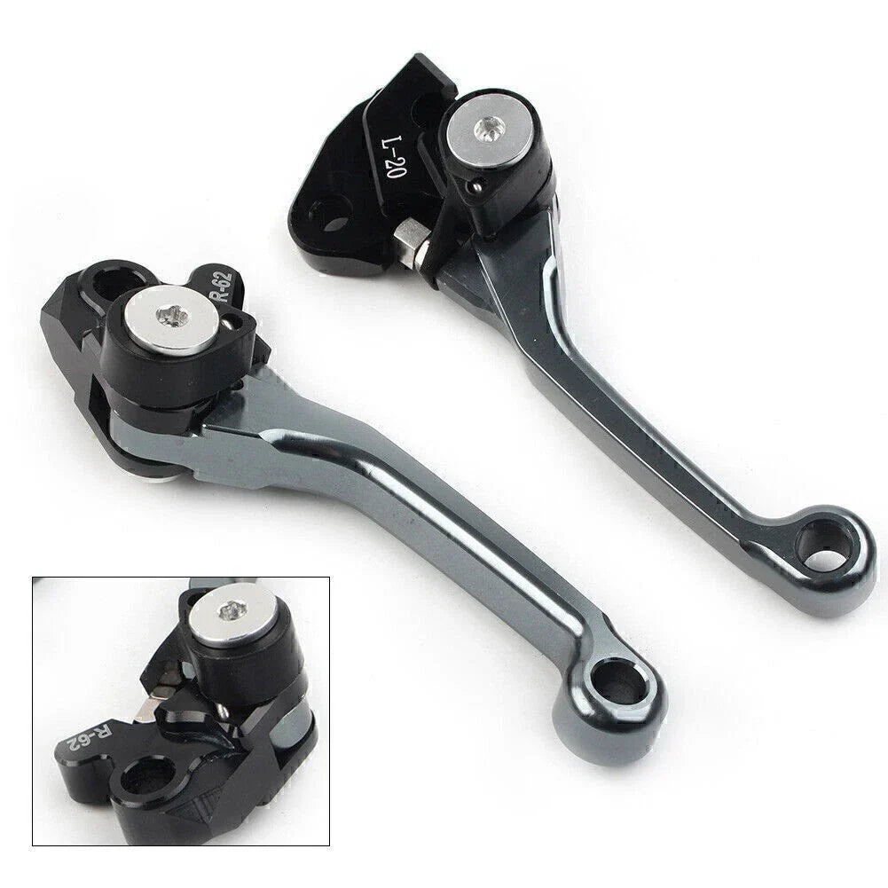 Grey Brake Clutch Levers for Suzuki RMZ450 (2005-2022)
