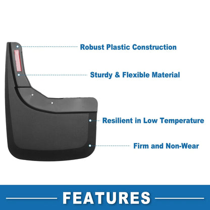 Mud Flap Splash Guard for Chevy Silverado 1500 2019-2024 4WD