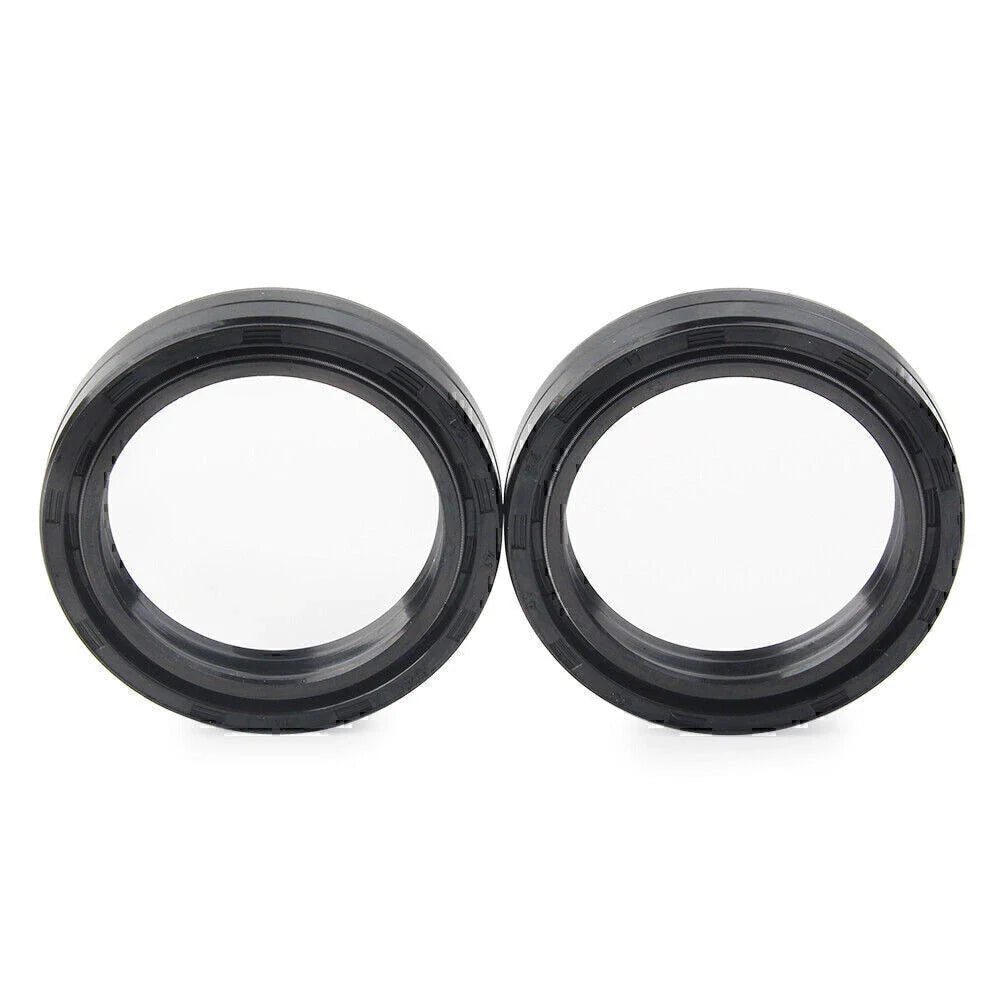 Black 48x60mm Motorcycle Front Fork Damper Shock Absorber Oil Seal