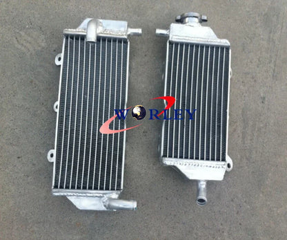 Aluminum Radiator + RED Silicone Hose for YAMAHA WR450F (2012-2014)