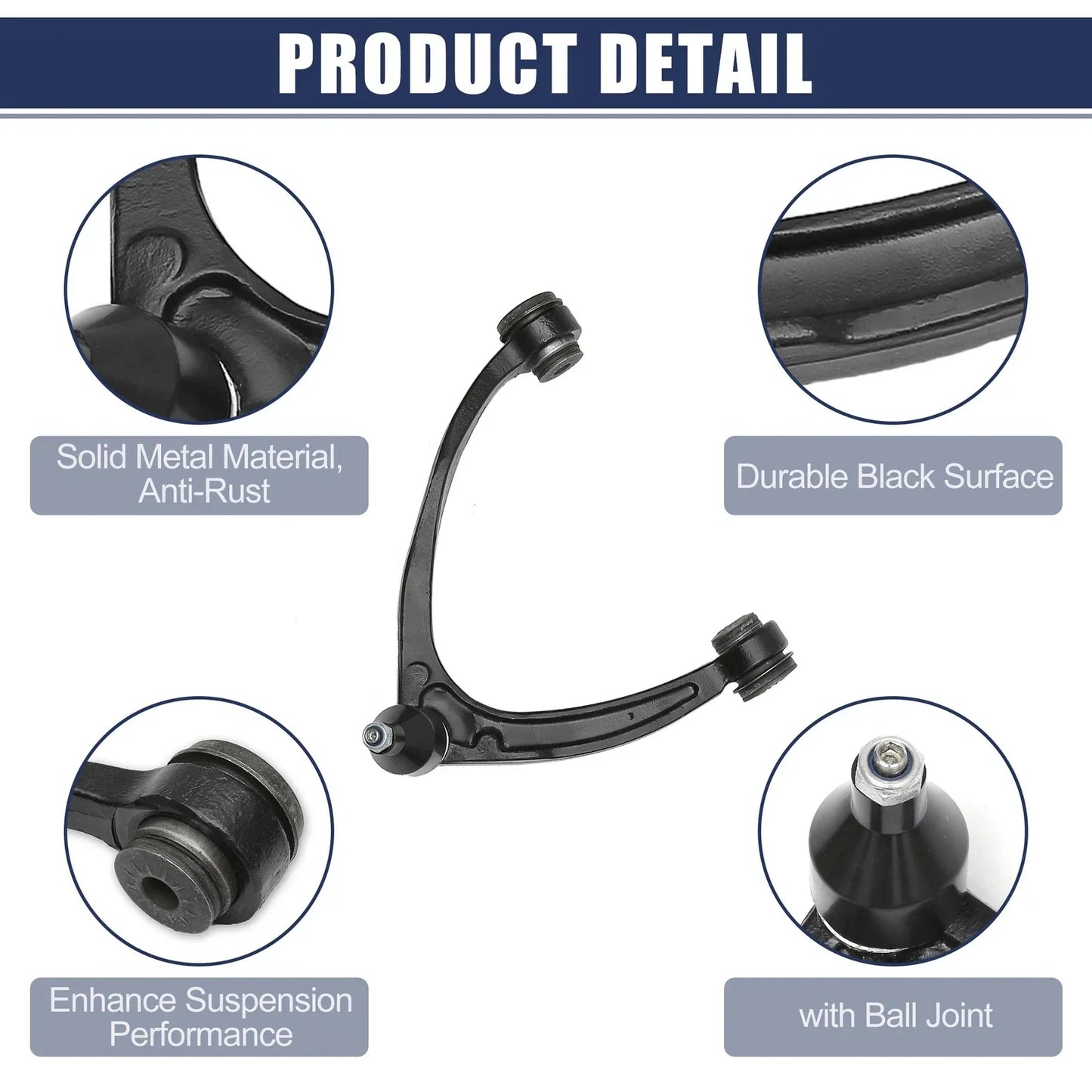 2 x Front Upper Control Arm Ball Joints for Chevrolet Avalanche (2002-2013)