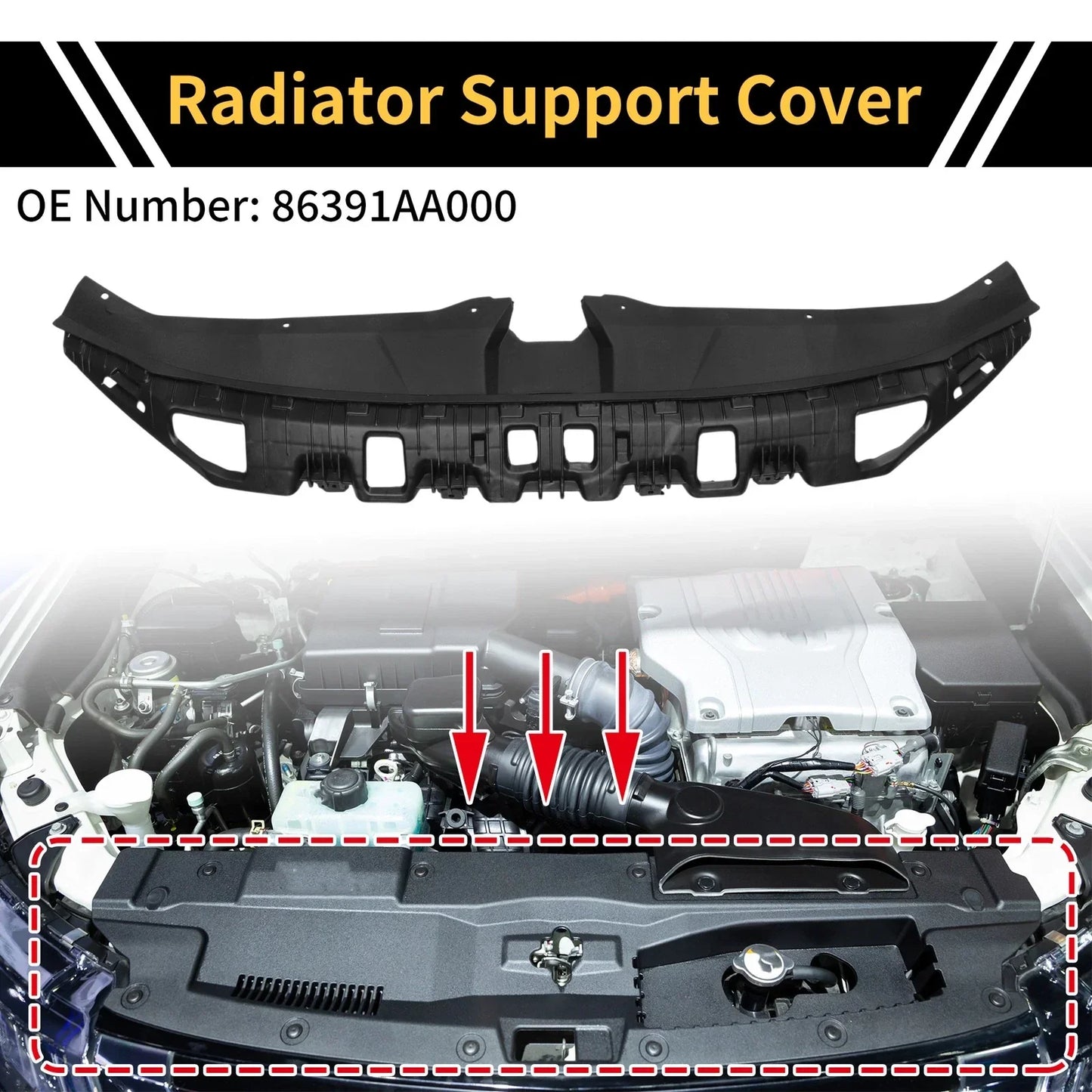 Radiator Support Cover for Hyundai Elantra 2021-2023 (21-23)