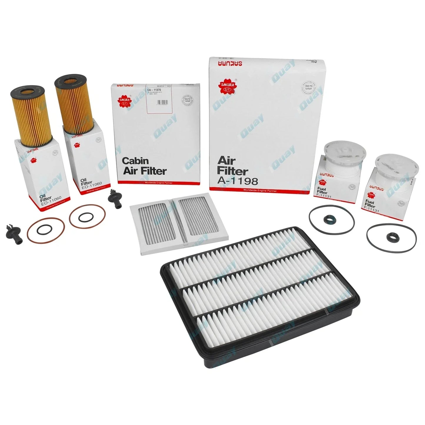 Air Oil Fuel Cabin Filter Service Kit for Toyota 78 79 Series V8 1VDFTV 4.5L