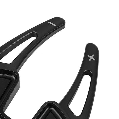 Aluminum Alloy Black Steering Wheel Shift Paddle for Mercedes Benz GLA GLK (2015-2020)