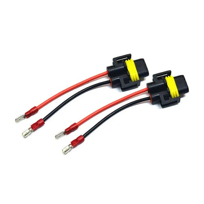 H11 to H11B Conversion Wire Harness for Headlight Pigtail LED Halogen Bulbs