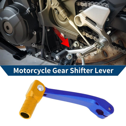 Folding Motorcycle Gear Shifter Lever for Honda CRF150F (2003-2017) Blue Gold
