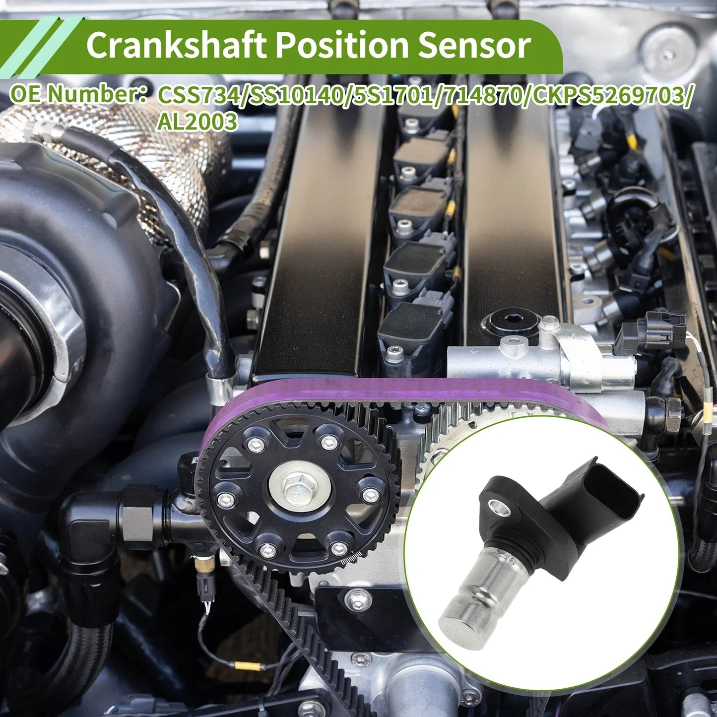 Crankshaft Position Sensor for Dodge Caravan 2.4L (1996-2002) - 1 x Pc