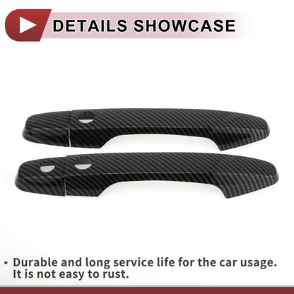 Car Door Handle Cover Set for Honda CR-V 2012-2016 Outside Black ABS