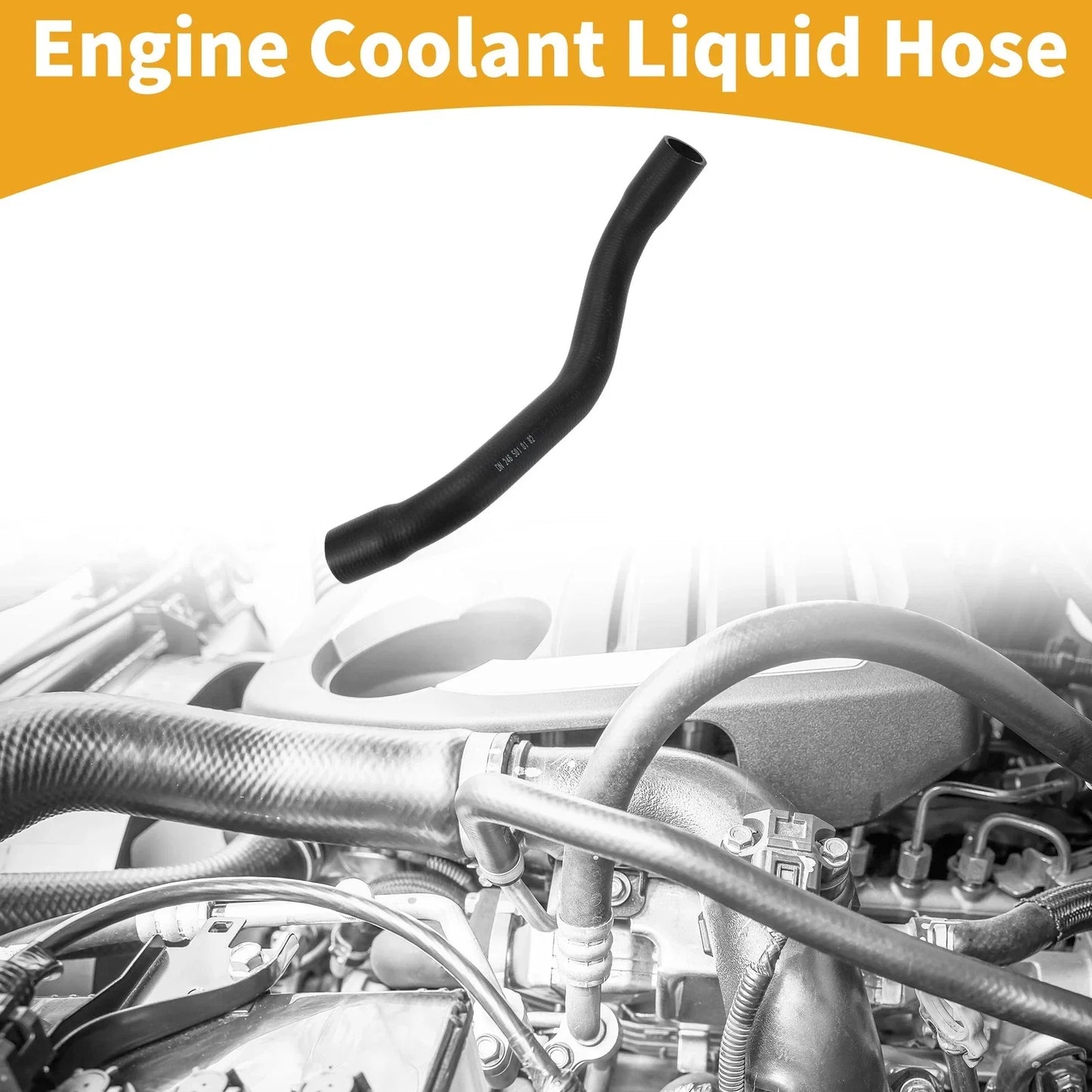 Radiator Coolant Hose for Mercedes GLA250 GLA45 AMG (2015-2020)