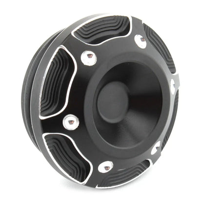 Black & Silver Frame Hole Cover Caps for Harley X350