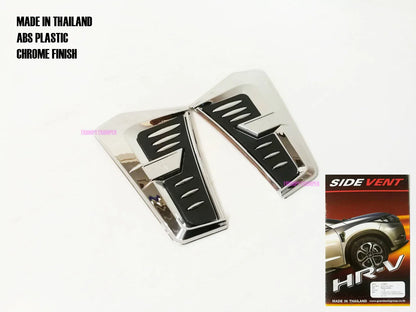 Chrome Side Vent Door Cover Trim for Honda HR-V RU SUV (2014-2020)