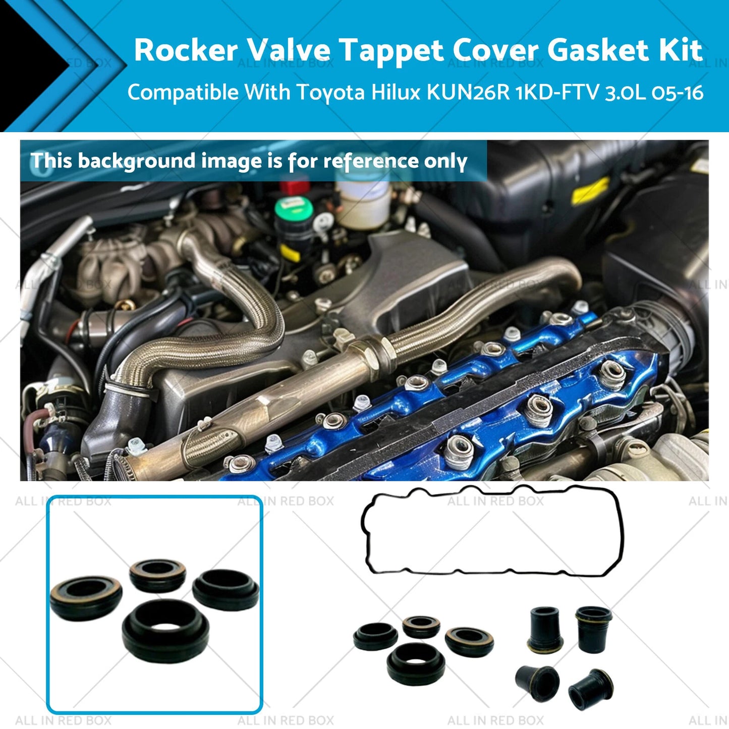 Rocker Cover Gasket for Toyota Hilux KUN26R 1KD-FTV 3.0 (2005-2016)
