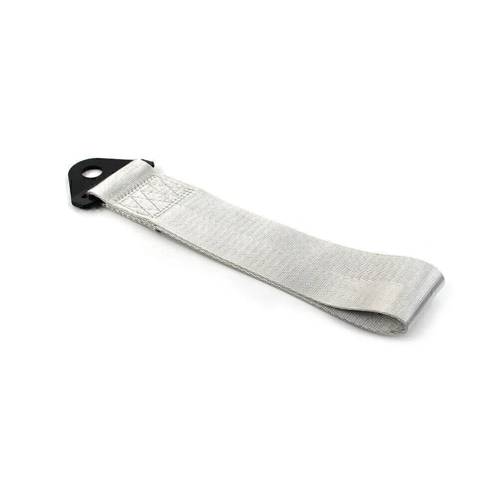 Tow Strap Belt Rope for Universal Car Rear/Front Bumper - Gray