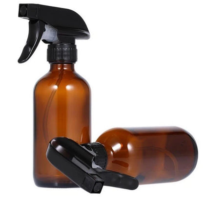 Amber Glass Spray Bottle - Refillable for Pet Care & Air Freshener Use