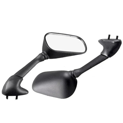 Oval Matte Rear View Mirrors for Yamaha YZF R6 (2001-2003)